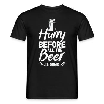 Jogger Runner Marathon Jogging Ski de fond - T-shirt homme - noir - Devant - AI Model Male 178 light (178cm)