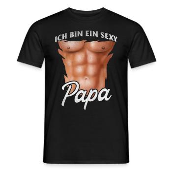 I'm a Sexy Dad - Men's T-Shirt - black - Front - AI Model Male 178 light (178cm)