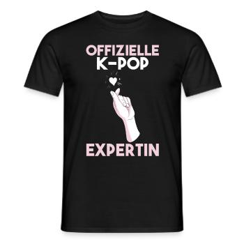 K-pop - Männer T-Shirt - Schwarz - Vorne - AI Model Male 178 light (178cm)