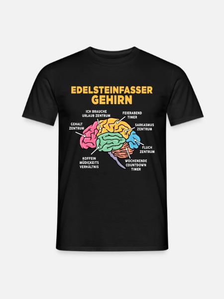 Edelsteinfasser - Männer T-Shirt - Schwarz