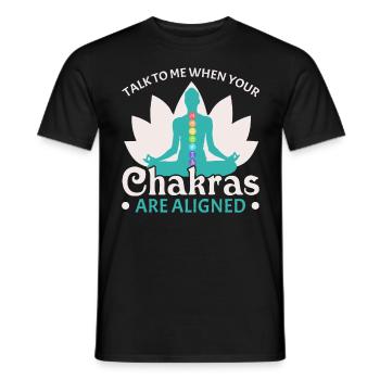 Yoga Ich beuge mich, damit ich nicht zerbreche Yog - Männer T-Shirt - Schwarz - Vorne - AI Model Male 178 light (178cm)