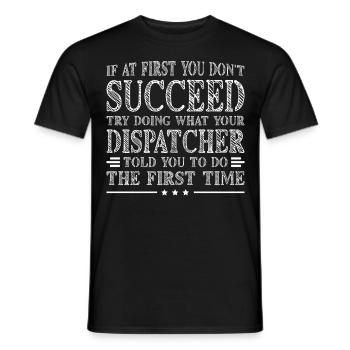 Spediteur Spedition Speditionskaufmann Dispo - Männer T-Shirt - Schwarz - Vorne - AI Model Male 178 light (178cm)