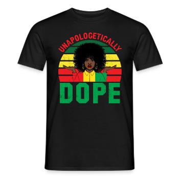 Black History Month Black History American - Männer T-Shirt - Schwarz - Vorne - AI Model Male 178 light (178cm)