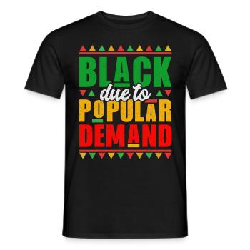 Black History Month Black History American - Männer T-Shirt - Schwarz - Vorne - AI Model Male 178 light (178cm)