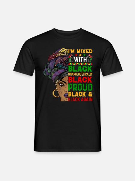 Black History Month Black History American - Männer T-Shirt - Schwarz