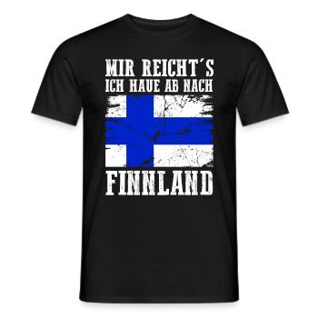 Finnland Finne Finnisches - Männer T-Shirt - Schwarz - Vorne - AI Model Male 178 light (178cm)