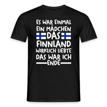 Finnland Finne Finnisches - Männer T-Shirt - Schwarz - Vorne - AI Model Male 178 light (178cm)