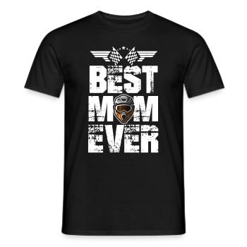 Motocross Mother Motorcykel Cykel - T-shirt herr - svart - Fram - AI Model Male 178 light (178cm)