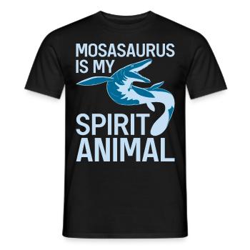 Biologiste marin Mosasaurus Time Dinosaures - T-shirt homme - noir - Devant - AI Model Male 178 light (178cm)