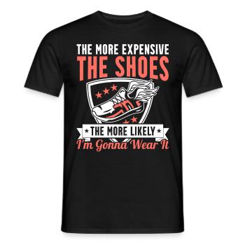 Shoe Collector Shoe Collector Sneaker Lover - Men's T-Shirt - black - Front - AI Model Male 178 light (178cm)