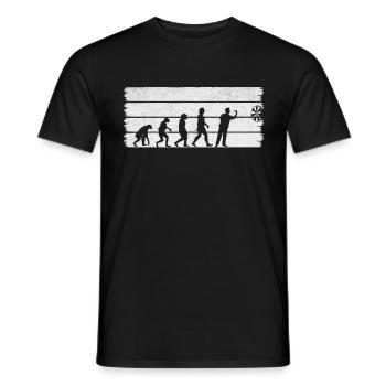 Darts Evolution Darts Player Plays Darts Dart - Men's T-Shirt - black - Front - AI Model Male 178 light (178cm)