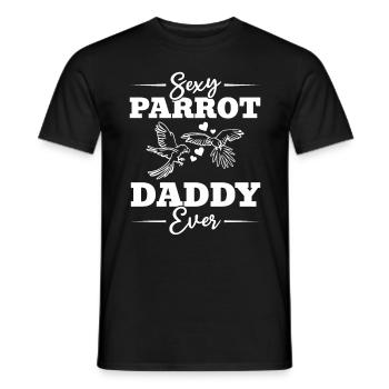 Nymphensittich Ara Papagei Vögel Sexy Papagei - Männer T-Shirt - Schwarz - Vorne - AI Model Male 178 light (178cm)