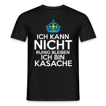 Kasachstan Kasache Kasachisches - Männer T-Shirt - Schwarz - Vorne - AI Model Male 178 light (178cm)