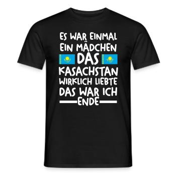 Kasachstan Kasache Kasachisches - Männer T-Shirt - Schwarz - Vorne - AI Model Male 178 light (178cm)