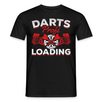 Darts Professional Loading Darts Player Darts Jeu de fléchettes - T-shirt homme - noir - Devant - AI Model Male 178 light (178cm)