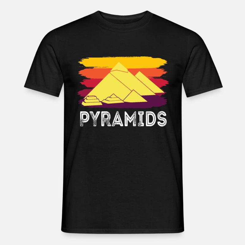 Gizeh Pyramide Ägypten Sphinx Anubis - Männer T-Shirt - Schwarz