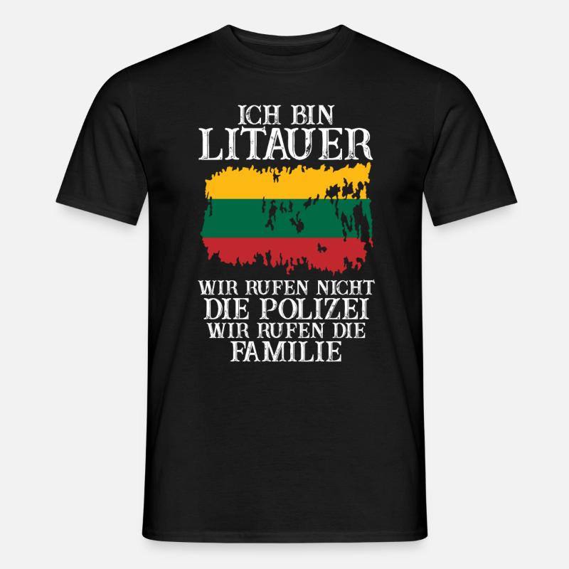 Litauen Litauer Litauisches - Männer T-Shirt - Schwarz