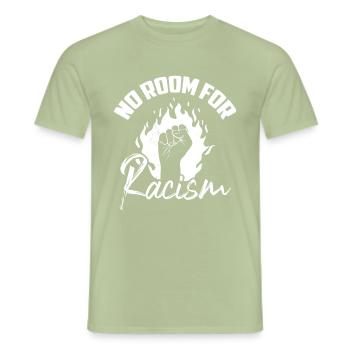 Liberté Racisme Faust Afrique du Sud Mandela - T-shirt homme - vert sauge - Devant - AI Model Male 178 light (178cm)