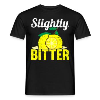 Légèrement amer Limonade Stand Lemon Lover Fruit - T-shirt homme - noir - Devant - AI Model Male 178 light (178cm)