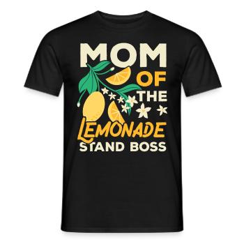 Mère du patron du stand de limonade amoureux du citron - T-shirt homme - noir - Devant - AI Model Male 178 light (178cm)