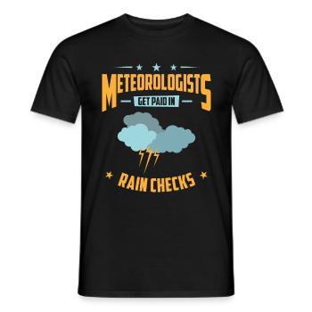 Storm Hunter Tornados Storm Chaser Gift - Men's T-Shirt - black - Front - AI Model Male 178 light (178cm)
