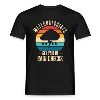 Storm Hunter Tornados Storm Chaser Gift - Men's T-Shirt - black - Front - AI Model Male 178 light (178cm)