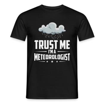 Storm Hunter Tornados Storm Chaser Gift - Men's T-Shirt - black - Front - AI Model Male 178 light (178cm)