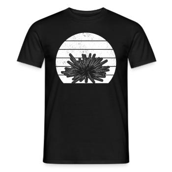 Sea Urchin Sunset Sea Urchin Lovers I - Men's T-Shirt - black - Front - AI Model Male 178 light (178cm)