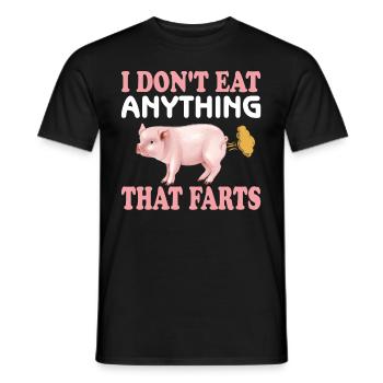 Vegetarier Veganer Vegan Veggie Tierschutz Gemüse - Männer T-Shirt - Schwarz - Vorne - AI Model Male 178 light (178cm)