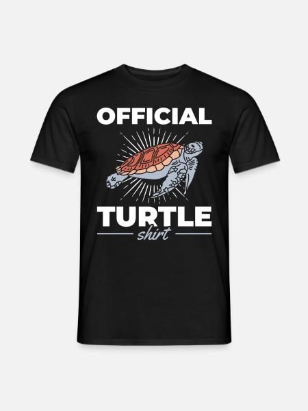 Offizielles Schildkrötenhemd Schildkrötenliebhaber - Mænd T-shirt - sort
