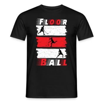 Floorball Floorball Salibandy Athlètes - T-shirt homme - noir - Devant - AI Model Male 178 light (178cm)