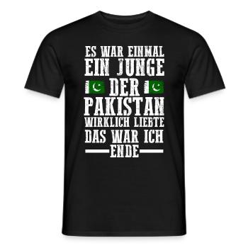 Pakistan Pakistaner Pakistanisches - Männer T-Shirt - Schwarz - Vorne - AI Model Male 178 light (178cm)