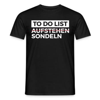 Sondeln Ausflug Sondengänger Geschenkidee - Männer T-Shirt - Schwarz - Vorne - AI Model Male 178 light (178cm)