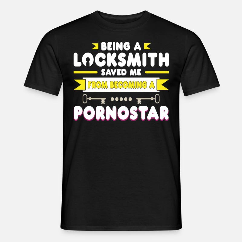 Locksmith security technology - Men’s T-shirt - black