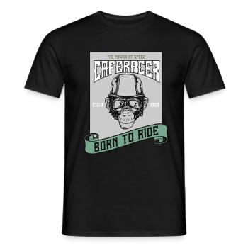 Bikers, motorcyclists - Men's T-Shirt - black - Front - AI Model Male 178 light (178cm)