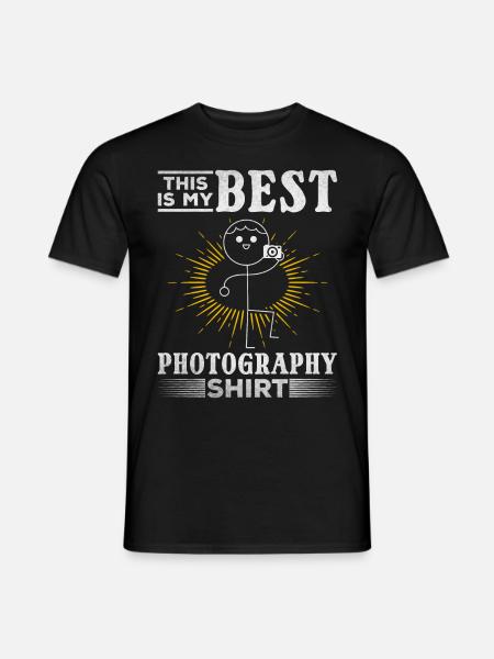 Photo: This is my best - Men's T-Shirt - black