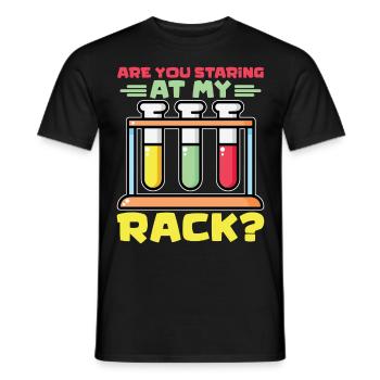 Scientist Chemist Physicist Physics Gift - Men's T-Shirt - black - Front - AI Model Male 178 light (178cm)