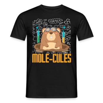 Mole Mole Lover Mole Whisperer Wis - Men's T-Shirt - black - Front - AI Model Male 178 light (178cm)
