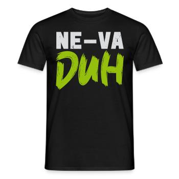 Neva -Duh Nevada USA Amerika Nevadan Carson City - Männer T-Shirt - Schwarz - Vorne - AI Model Male 178 light (178cm)
