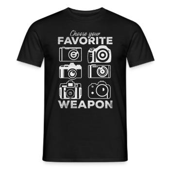 Fotografie Wählen Sie Ihren - Männer T-Shirt - Schwarz - Vorne - AI Model Male 178 light (178cm)