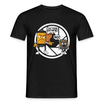 Fotografie Ich bin dein Vater Fotograf - Männer T-Shirt - Schwarz - Vorne - AI Model Male 178 light (178cm)