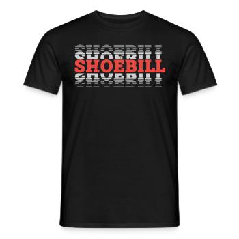 Schuhschnabel Storch Walfischkopf Vogelliebhaber V - Männer T-Shirt - Schwarz - Vorne - AI Model Male 178 light (178cm)