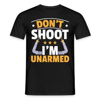 Nicht schießen, ich bin unbewaffnet Amputierter Am - Männer T-Shirt - Schwarz - Vorne - AI Model Male 178 light (178cm)