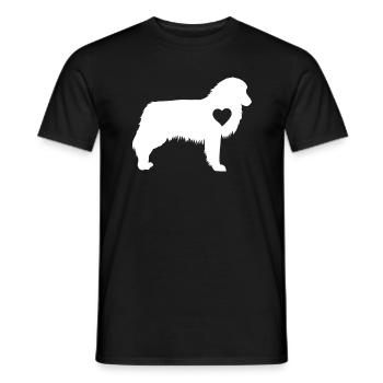 Australischer Schäferhund Hundebesitzer Geschenk - Männer T-Shirt - Schwarz - Vorne - AI Model Male 178 light (178cm)