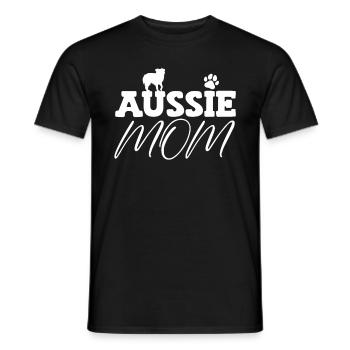 Australischer Schäferhund Hundebesitzer Geschenk - Männer T-Shirt - Schwarz - Vorne - AI Model Male 178 light (178cm)