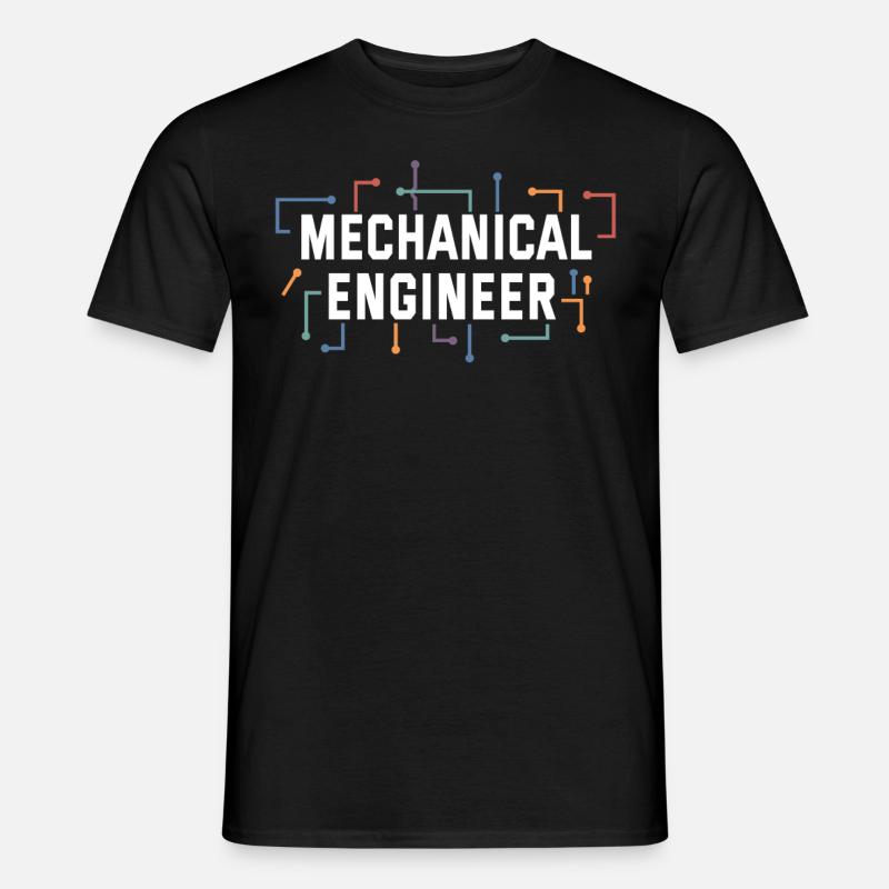 Mechanics Engineer Mechanical Engineering - Men’s T-shirt - black