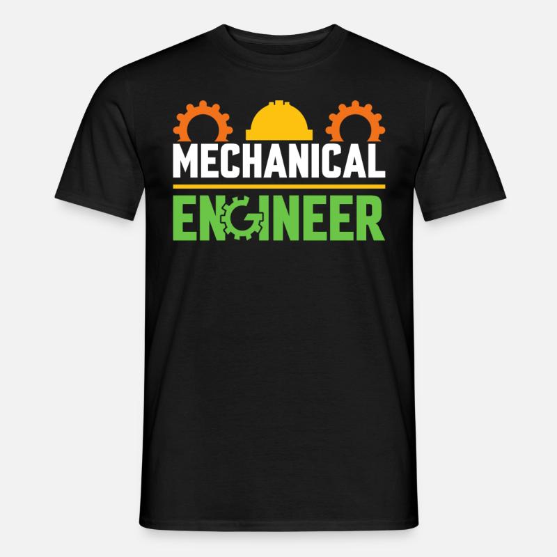 Mechanics Engineer Mechanical Engineering - Men’s T-shirt - black