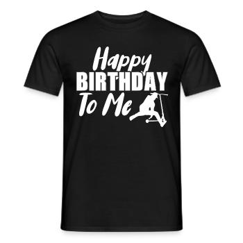 Stunt Scooter Trick Scooter Skate Hall - T-shirt homme - noir - Devant - AI Model Male 178 light (178cm)