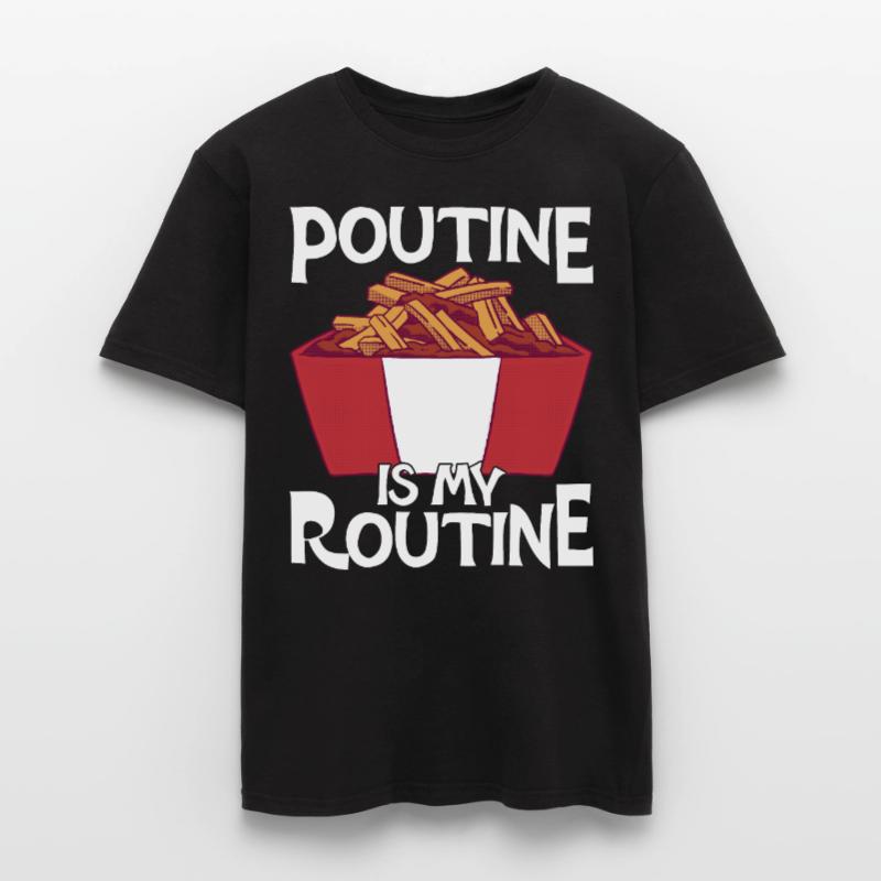 Poutine Canada Spécialité de restauration rapide T-shirt homme