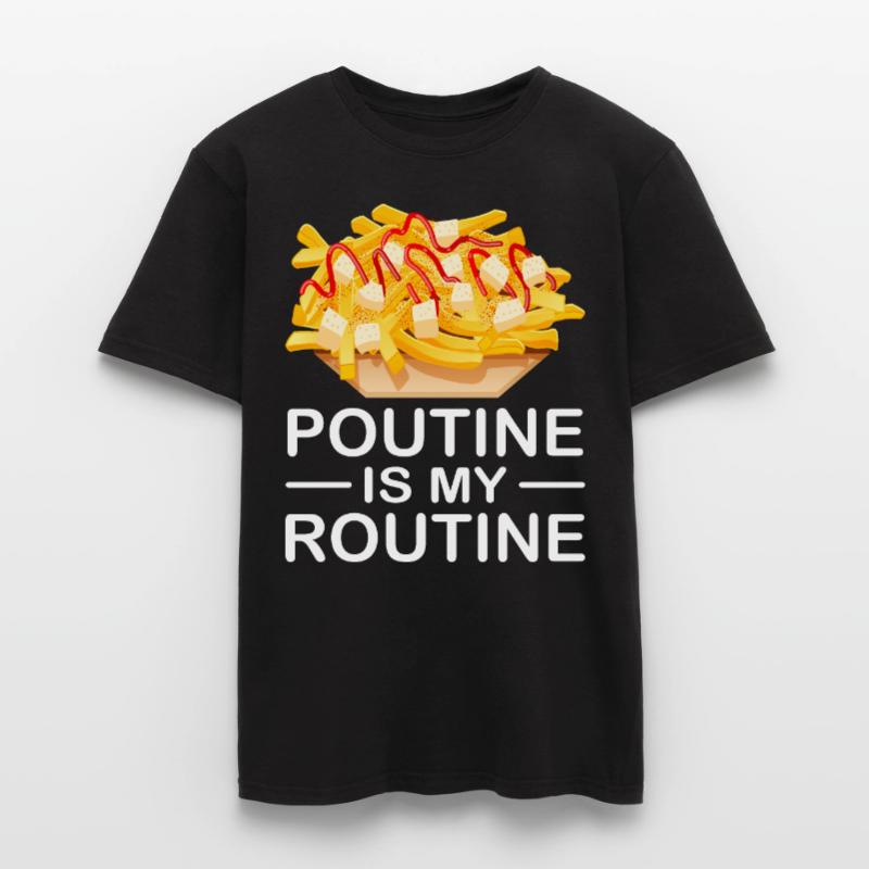 Poutine Canada Spécialité de restauration rapide T-shirt homme
